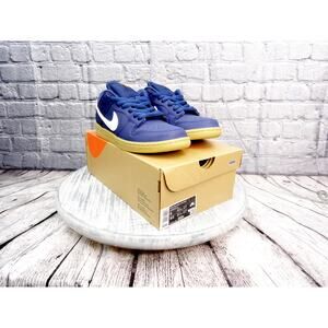 Nike SB Dunk Low Pro Navy White Navy Marine Men	Size 8 Used OG Box